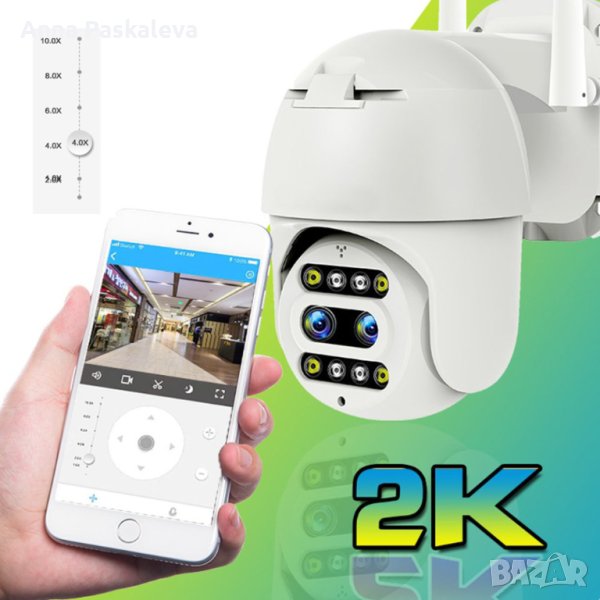 Куполна камера с двойно увеличение 37PL, снимка 1