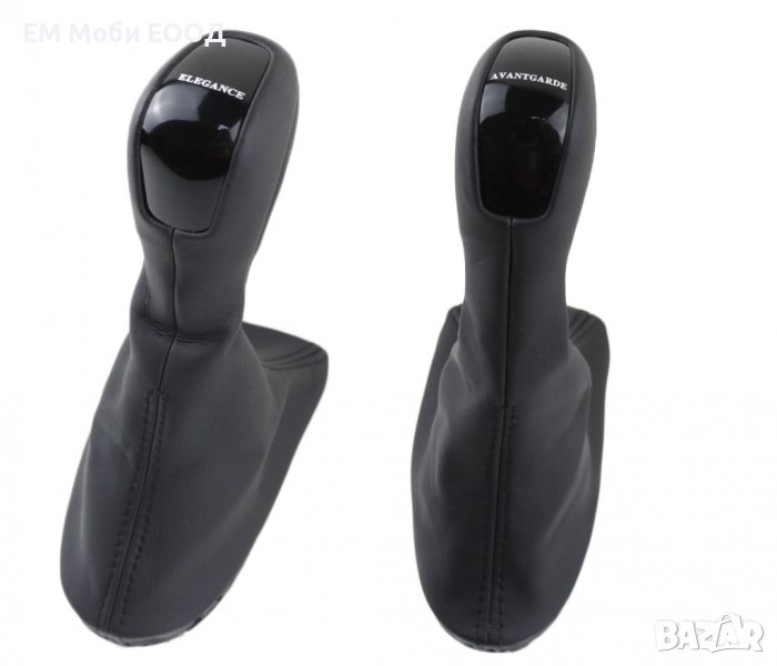 Топка за скоростен лост с кожен маншон за Mercedes E W211 Автоматик ELEGANCE / AVANTGARDE, снимка 1