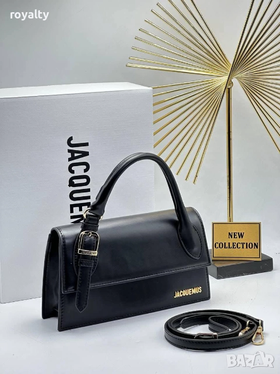 Jacquemus Черна Дамска Кожена Чанта , снимка 1