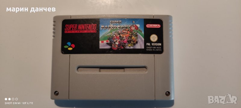 Nintendo snes mario kart, снимка 1