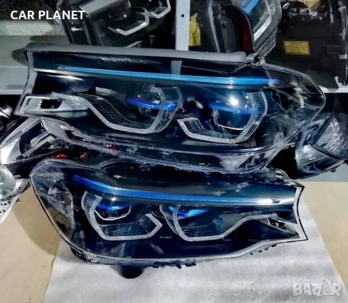 Фарове фар Adaptive Led за БМВ 5 Г30 Г31 Ф90 / BMW G30 G31 F90 BLACK LINE. , снимка 1