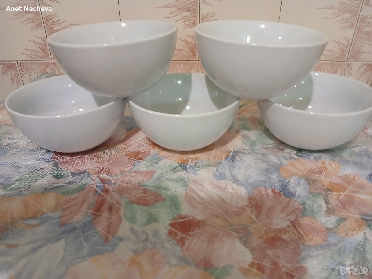 Купички порцеланови за супа, снимка 1