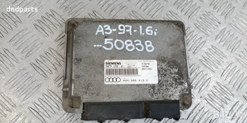 Компютър Audi A3 1.6i 1997г. 06A906019D 5WP4193 , снимка 1