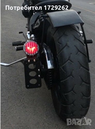 Стойка за номер на мотор чопър бобър , снимка 1