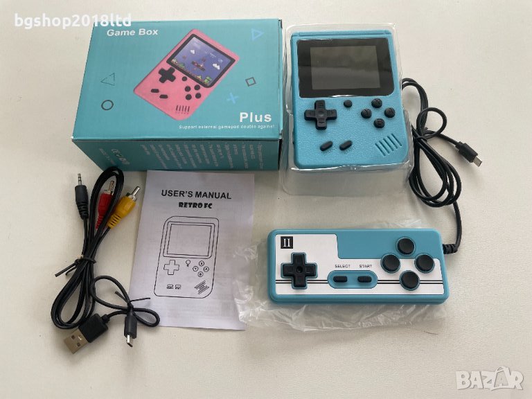 Преносима игрова конзола с 500 Вградени игри - Синя, снимка 1