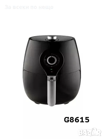 Фритюрник с горещ въздух HOMA HF-351M, 5L, 1450W, Черен Код R207, снимка 1