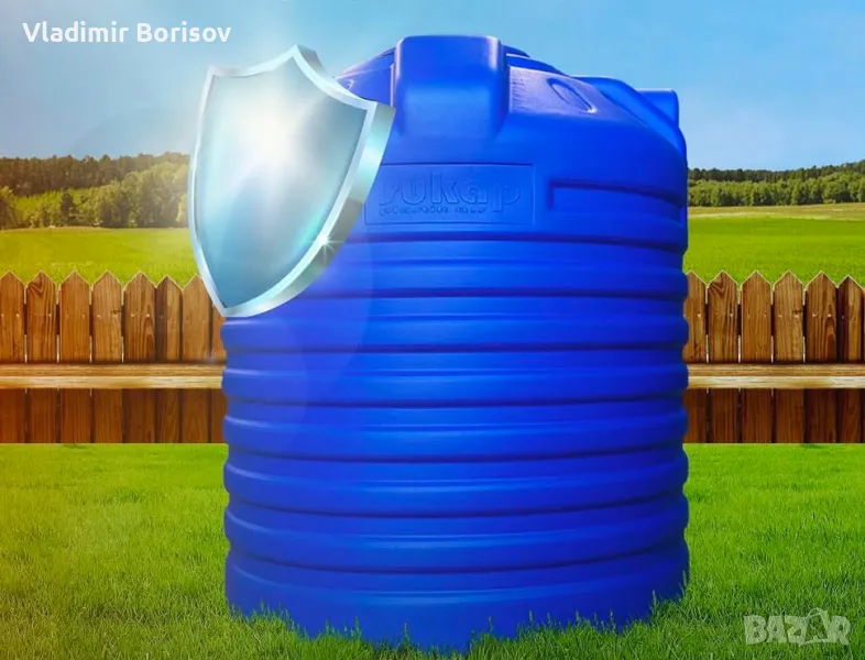 Продавам трипластов резервоар 1000 литра – здрав и надежден, снимка 1