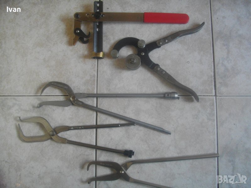 За Сервиз:Клещи Огъване Тръби Спирачки/Клещи Монтаж Накладки/Инструмент Монтаж Клапанна Пружина, снимка 1