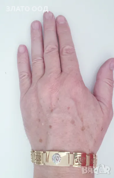 Златни  мъжки гривни , снимка 1