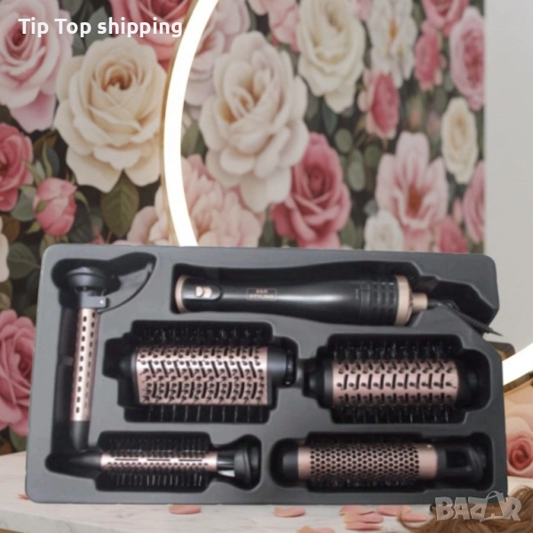S&R Styling SD-937A – 5 в 1 уред за перфектна прическа без фризьор и с обем като от салон, снимка 1