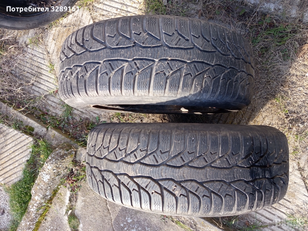 Стоманени джанти със зимни гуми , снимка 1