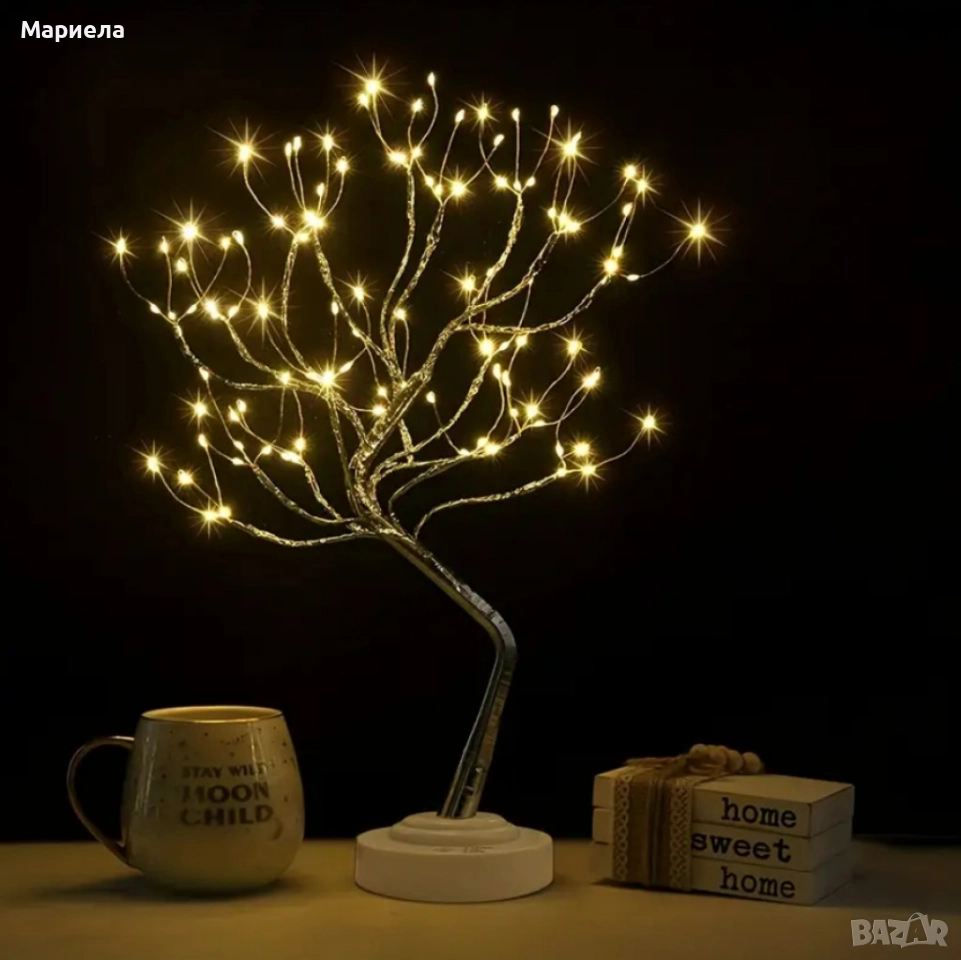 Декоративно LED светещо дърво, снимка 1