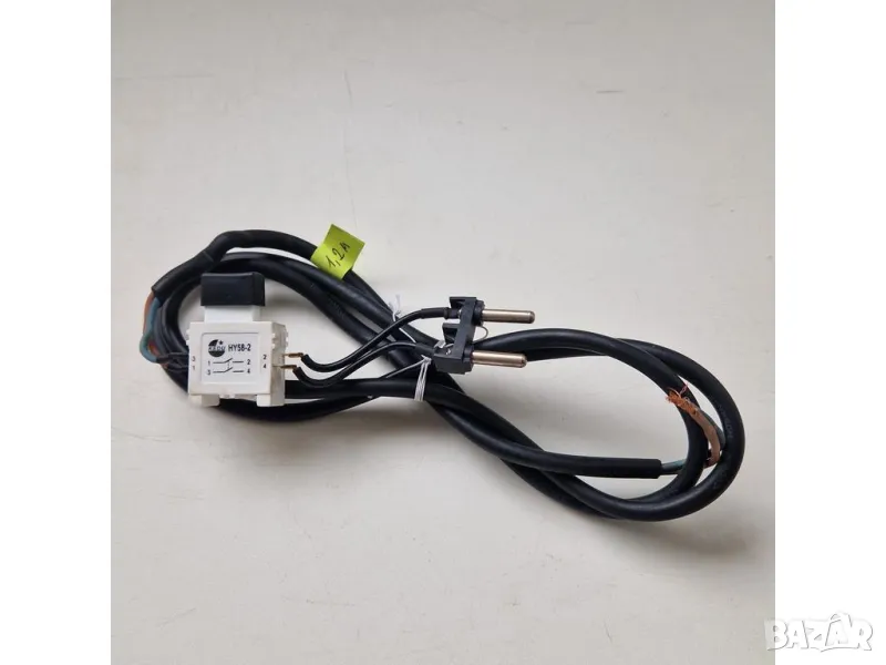 Захранващ кабел 1.2 м, 2x1 мм², мед, 16 A, снимка 1