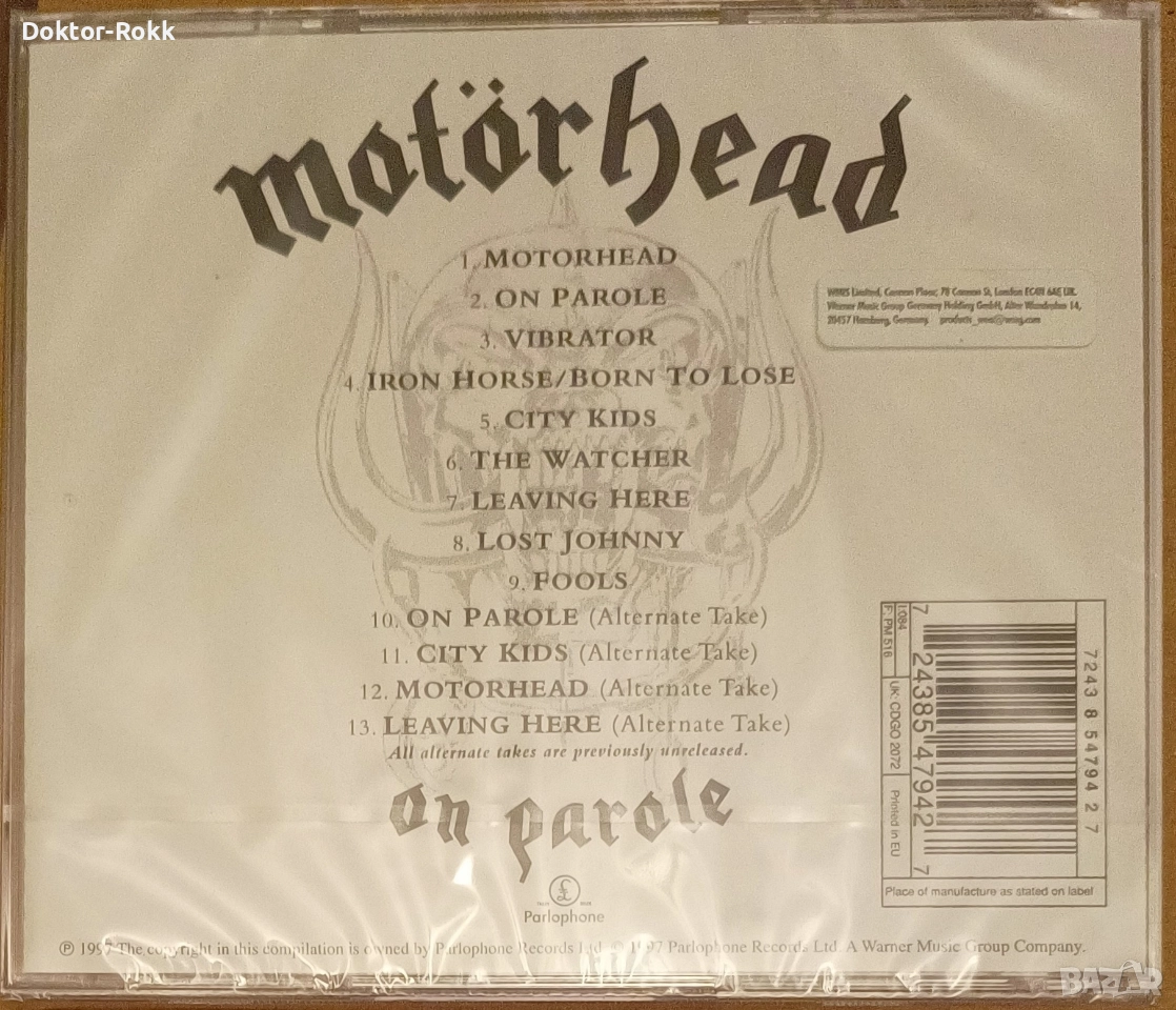 Motorhead - оригинални запечатани дискове , снимка 1