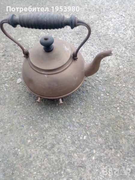 Английски месингов чайник, снимка 1