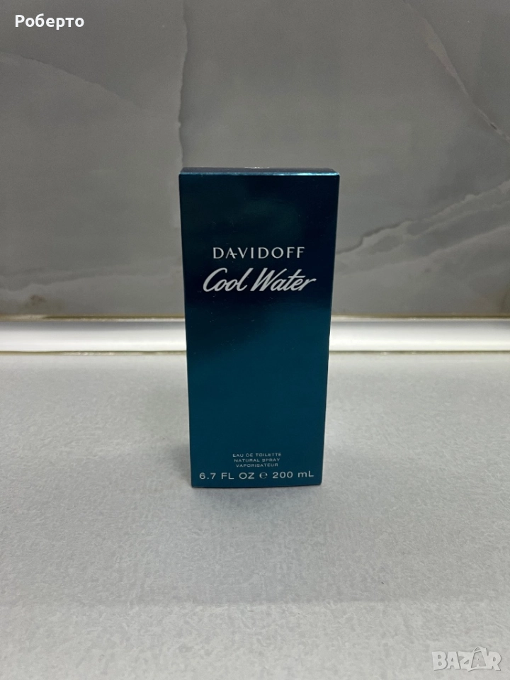 Мъжки парфюм Davidoff Cool Water 200ml, снимка 1