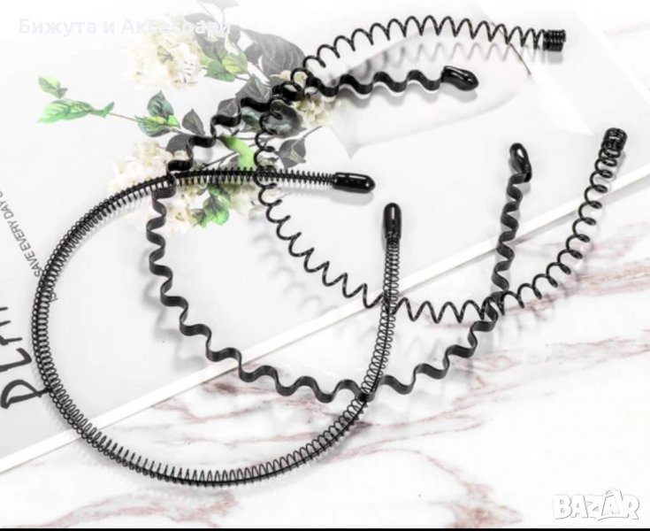 Сет от 3 броя мъжки метални диадеми , снимка 1