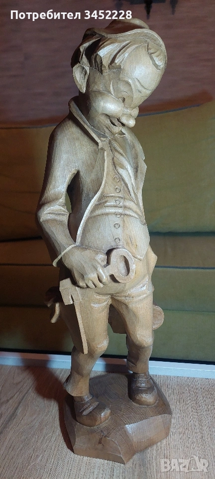 Дърворезба голяма 50см за ценители , снимка 1