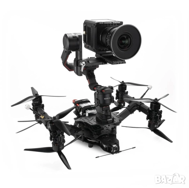 Lumenier QAV-PRO Lifter 9" Cinequads Edition w/ DJI O3 Air Unit - RTF, DJI GOGLES 2, 8 перки, снимка 1