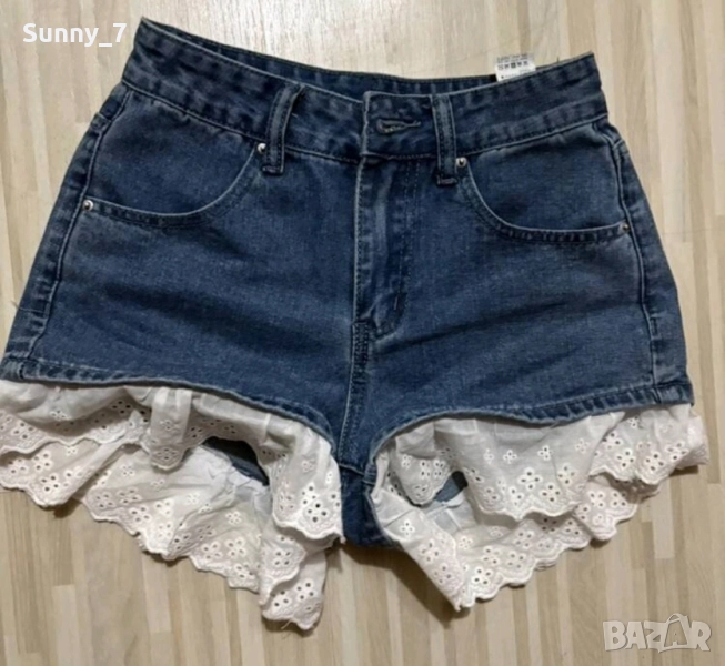 Нови дънкови къси панталони размер XXS/XS/S, снимка 1