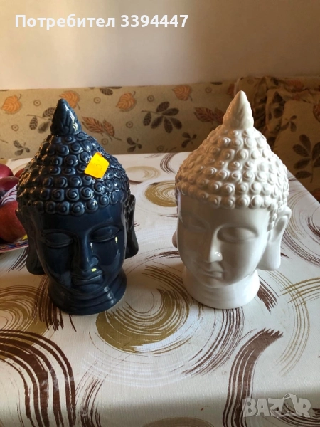 керамични глави на Буда , снимка 1