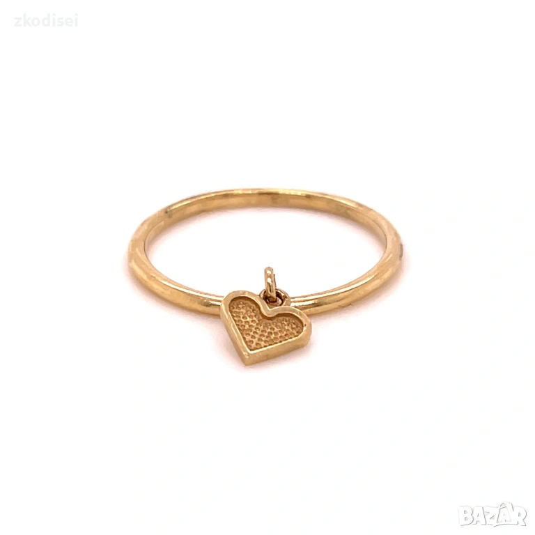 Златен дамски пръстен 1,49гр. размер:57 14кр. проба:585 модел:36067-2, снимка 1