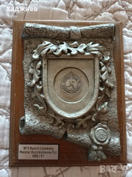 Стар футболен плакет от Германия , снимка 1