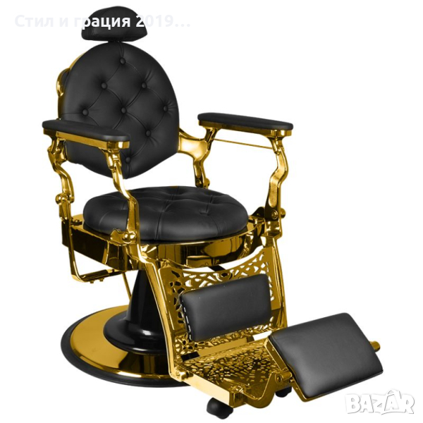 Бръснарски стол Giulio Gold, снимка 1