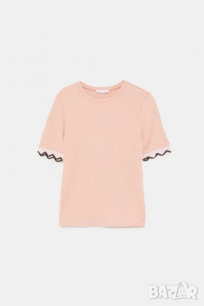 ZARA- дамска блузка Nude, снимка 1