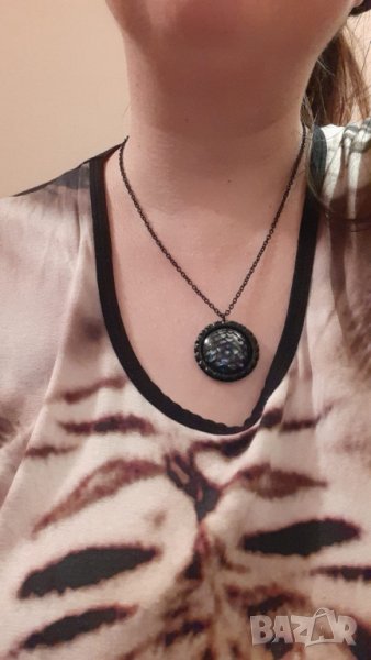 Черен Медальон Колие Гейм оф Тронс Дракон ГОТ  Game of Thrones, снимка 1
