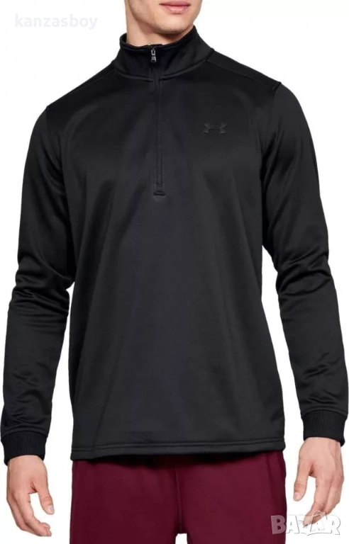  Under ARMOUR FLEECE 1/2 ZIP - страхотна мъжка блуза КАТО НОВА Л, снимка 1
