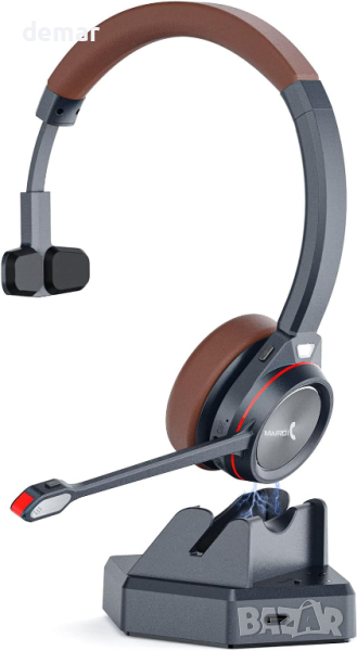 MAIRDI Bluetooth безжична слушалка с микрофон за компютър, снимка 1