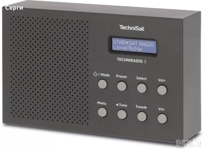 Портативно радио TechniSat Techniradio 3, FM, Станционна памет 20, Черно , снимка 1