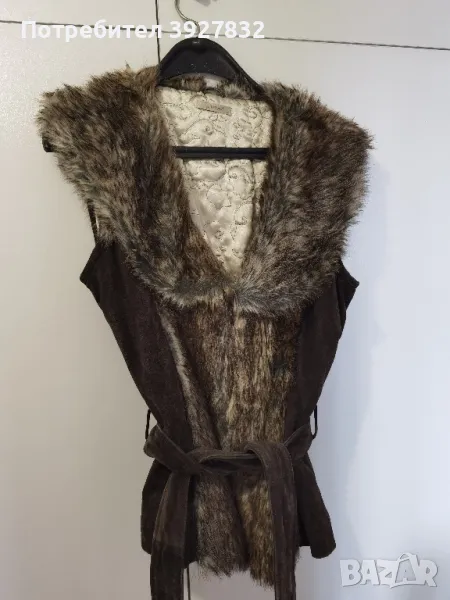 Дамски елек от естествен косъм , снимка 1