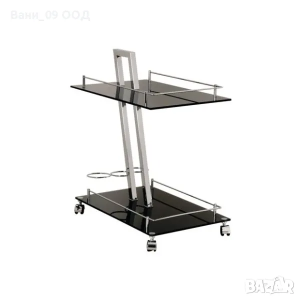 Сервизна количка от метал и дърво , снимка 1