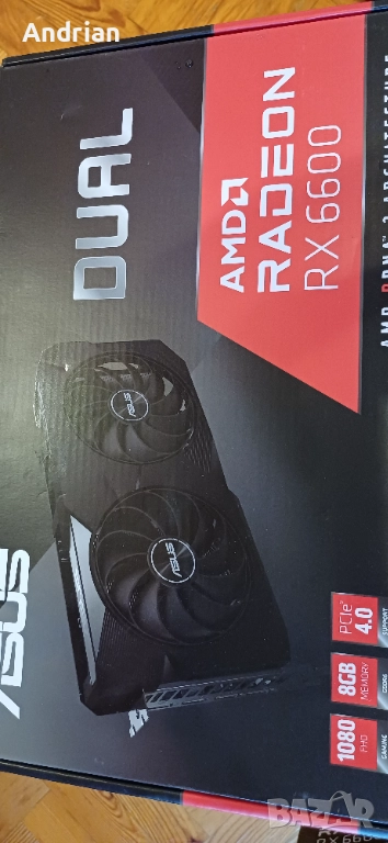 Видеокарта rx6600 8GB , снимка 1