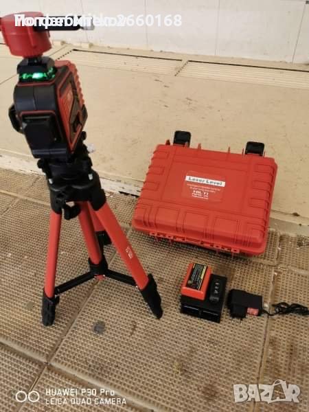 4D Лазерен Нивелир Хилти с 16 линии 4 точков Зелен Лазер HILTI 2022, снимка 1