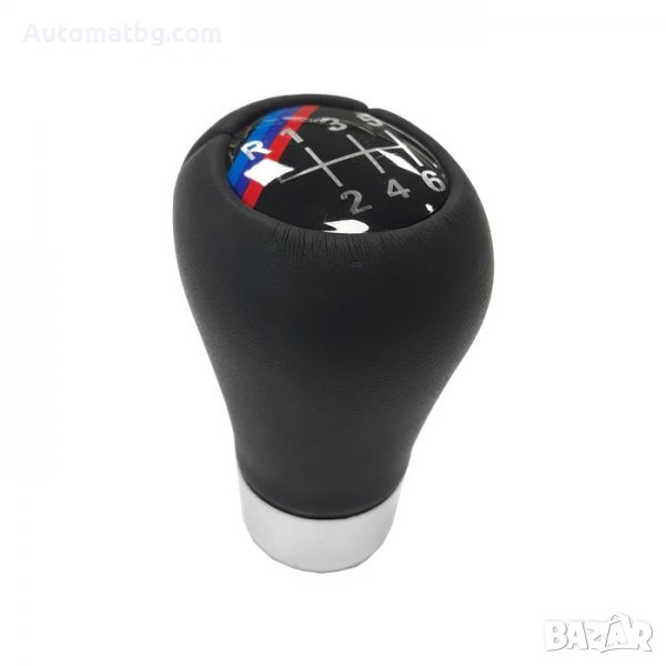 Топка за скоростен лост Automat, 6 скорорсти, За BMW, Черен, снимка 1