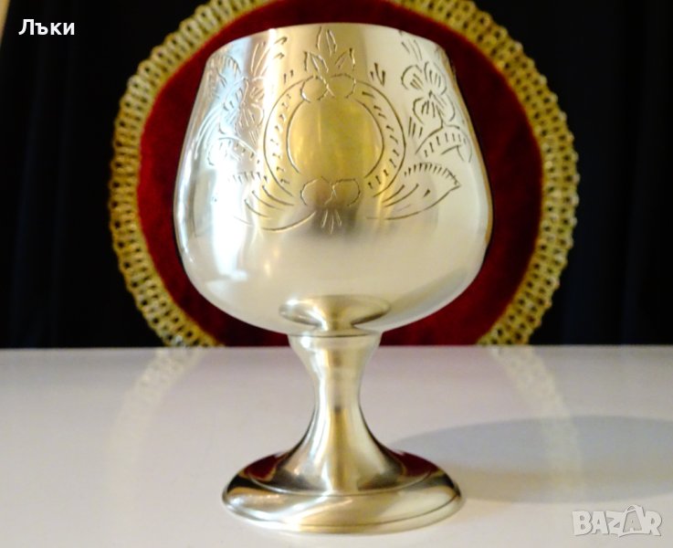 Чаша за вино,бокал от бронз,барок. , снимка 1