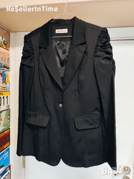Ново дамско черно сако , снимка 1
