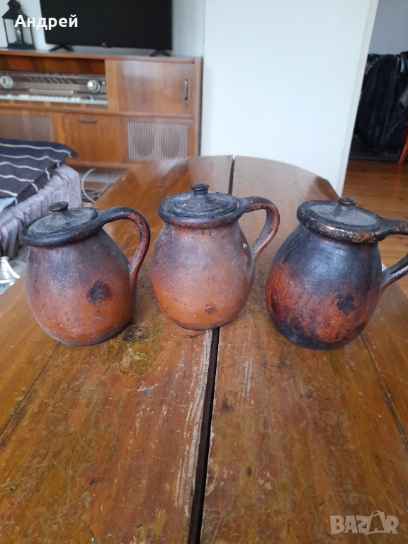 Старо керамично гърне,гърнета, снимка 1