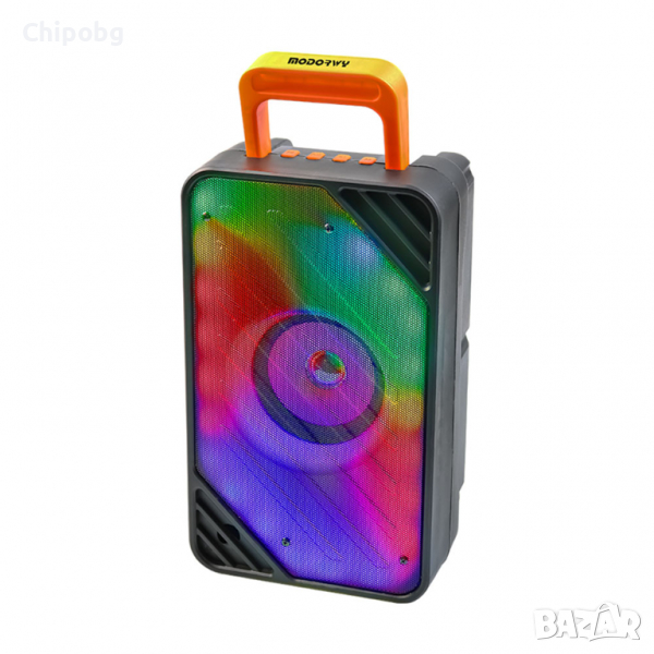 Тонколона Modorwy MD-302F, Караоке, Микрофон, Bluetooth, USB, SD, FM, AUX, Черен, снимка 1