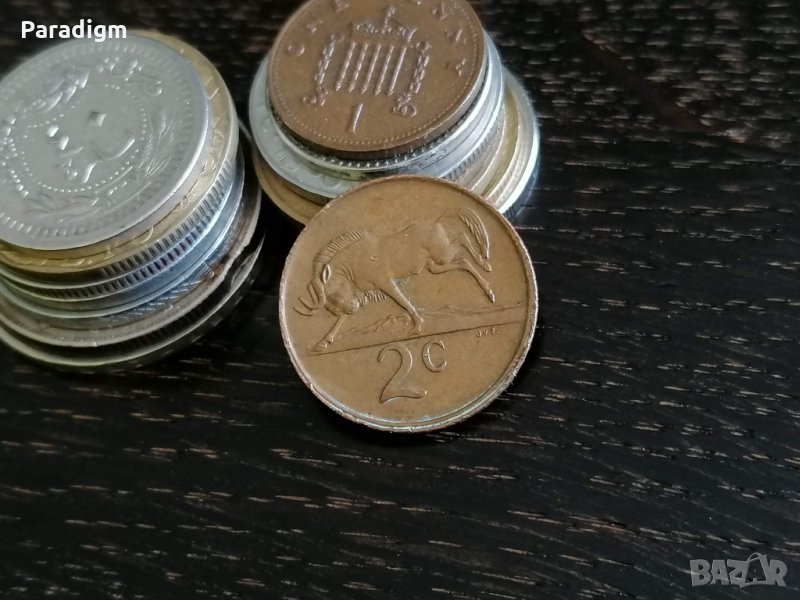 Монета - Южна Африка - 2 цента | 1989г., снимка 1