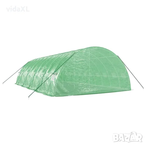 vidaXL Оранжерия със стоманена рамка зелена 60 м² 10x6x2,85 м, снимка 6 - Оранжерии - 56146702