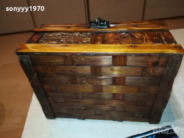 КРАСИВА КУТИЯ-18Х14Х10СМ-АНТИКА ОТ ФРАНЦИЯ 1712241629, снимка 9 - Антикварни и старинни предмети - 48380612