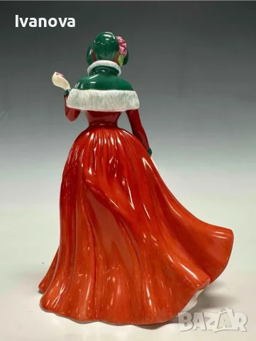 Порцеланова коледна фигурка Royal Doulton, снимка 5 - Коледни подаръци - 56537234