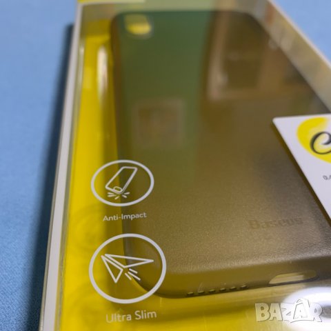 Baseus Wing case - тънък полипропиленов кейс (0.45 mm) за iPhone XS (сив), снимка 6 - Калъфи, кейсове - 29263152