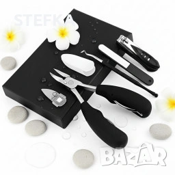 Професионален комплект за поддръжка на нокти – 5 части от неръждаема стомана