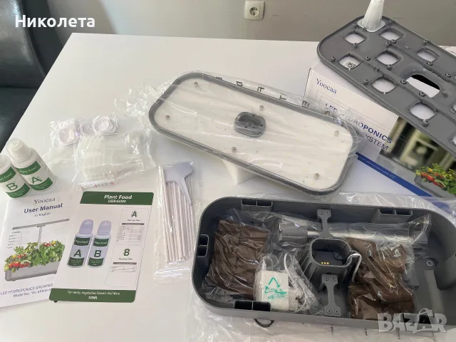 Yoocaa LED Hydroponics Growing System (модел YO-SPD12-001), снимка 2 - Други - 56161407
