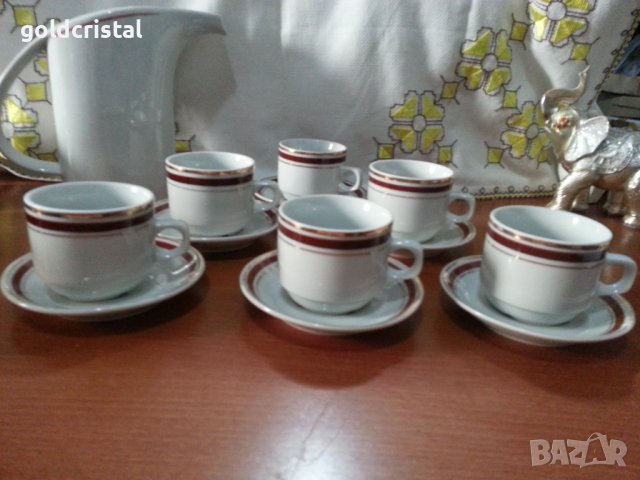 Стар български порцелан чаши за кафе, снимка 8 - Антикварни и старинни предмети - 42769286